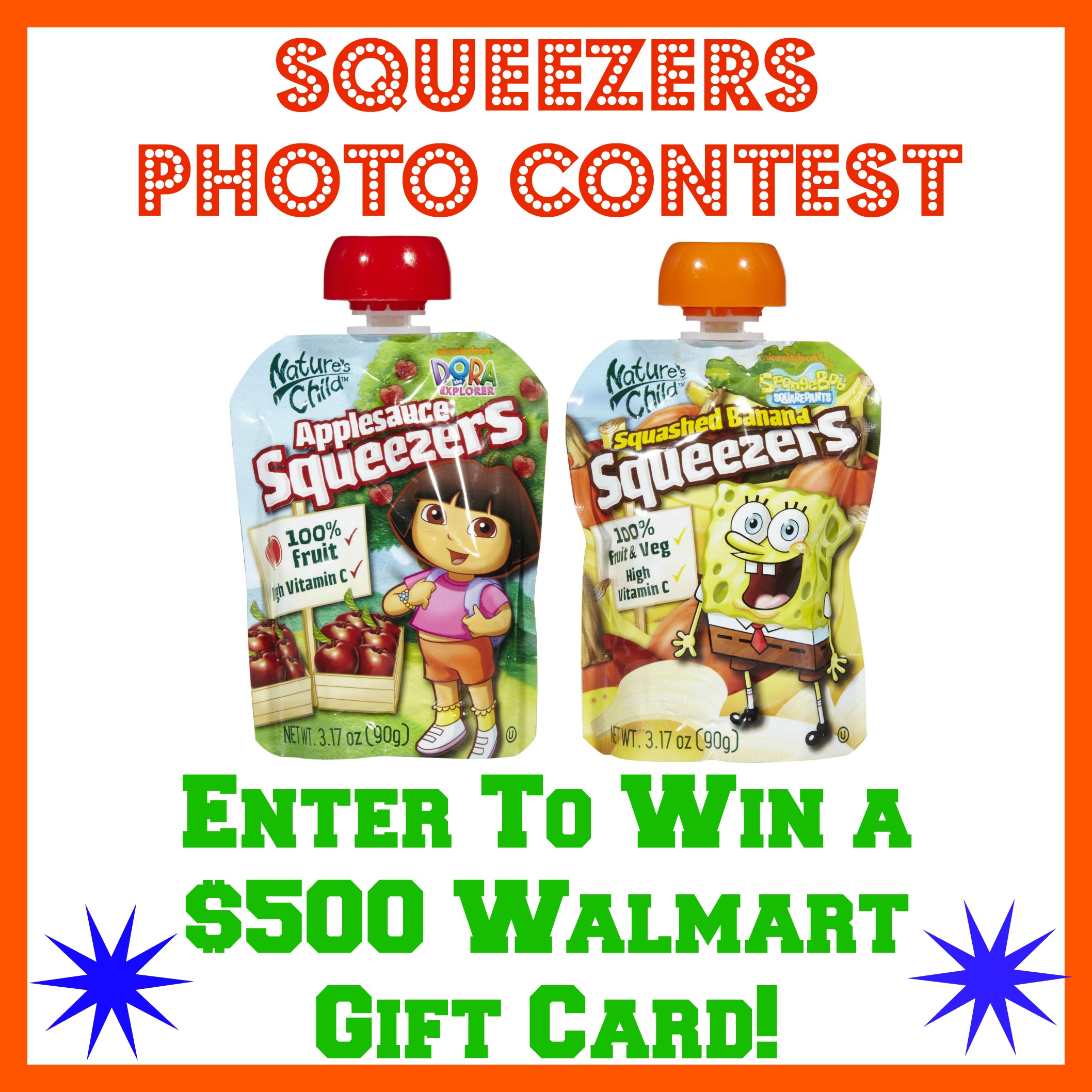 Squeezers Photo Contest: Win a $500 Walmart Gift Card!