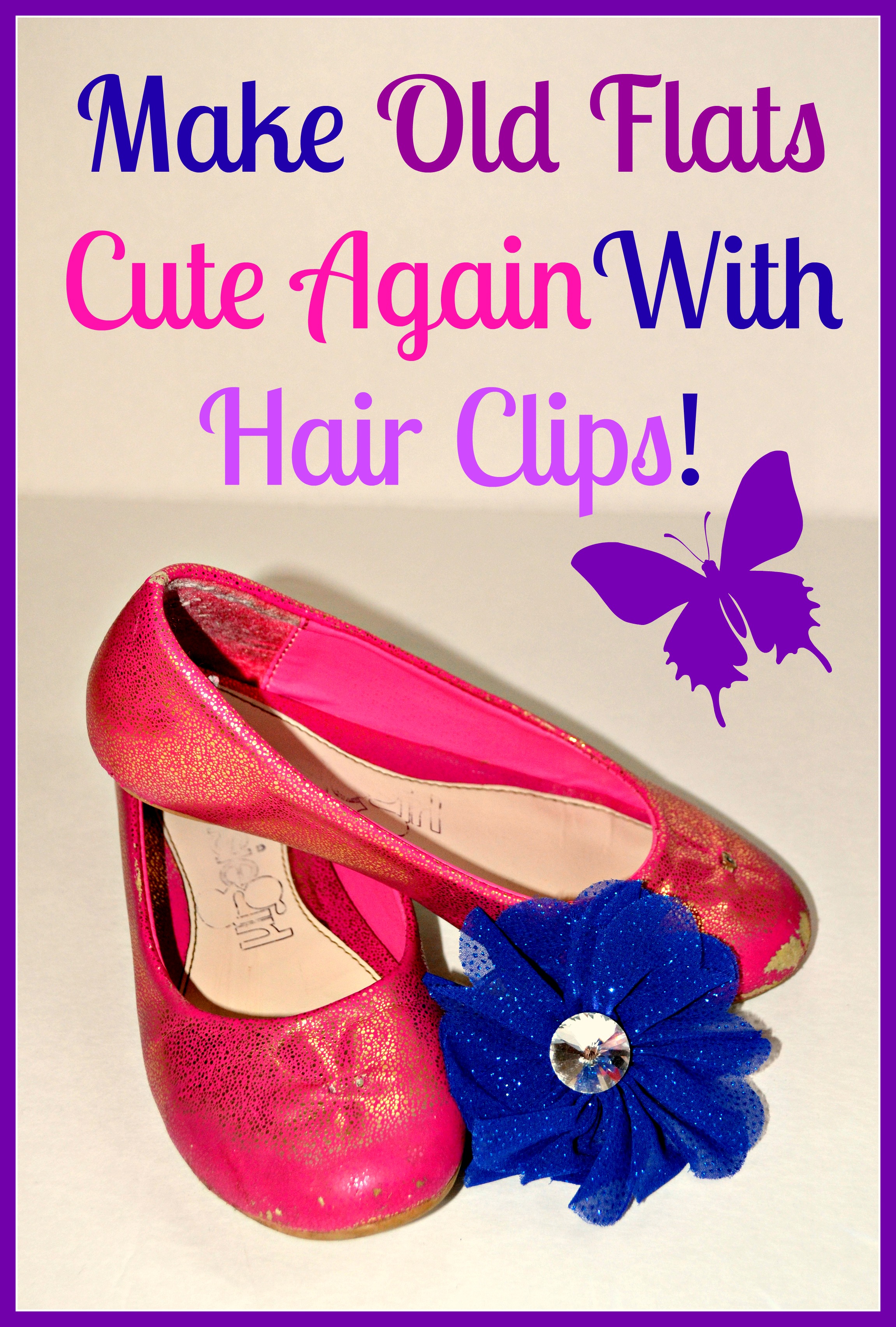 Make Old Flats Cute Again With Hair Clips!