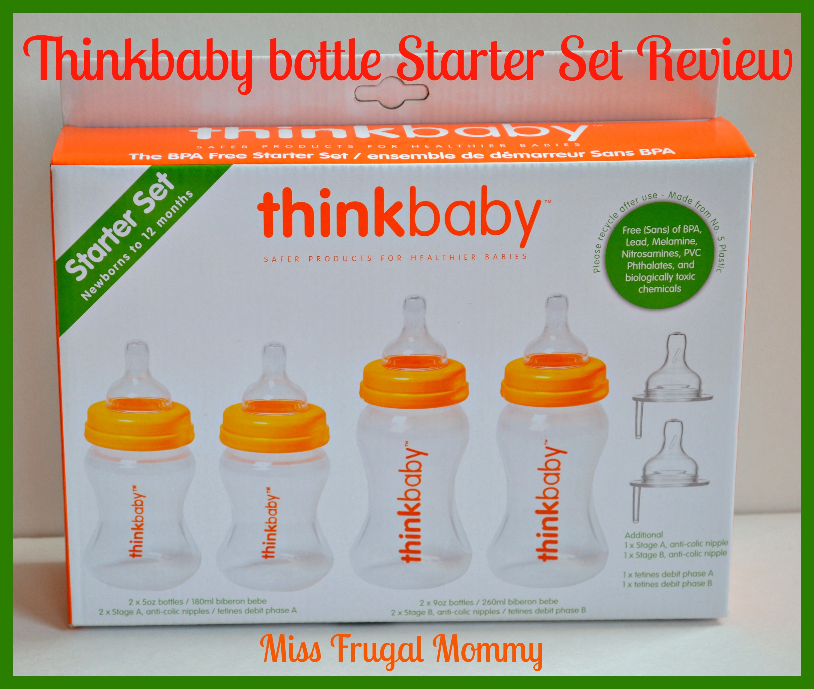 Thinkbaby bottle Starter Set Review (Getting Ready For Baby Gift Guide)