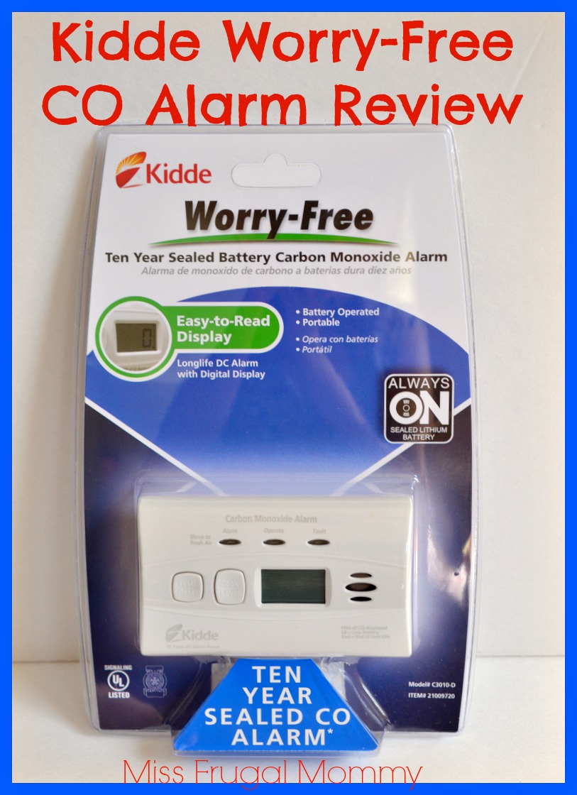 Kidde Worry-Free CO Alarm Review
