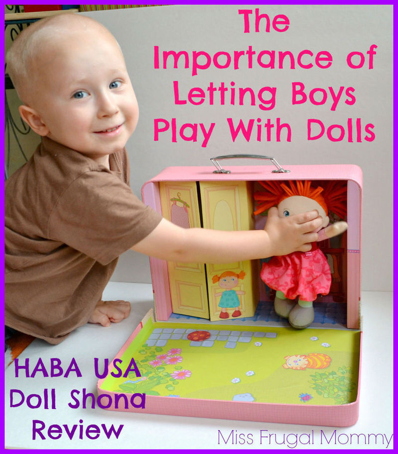 The Importance of Letting Boys Play With Dolls: HABA USA Doll Shona Review