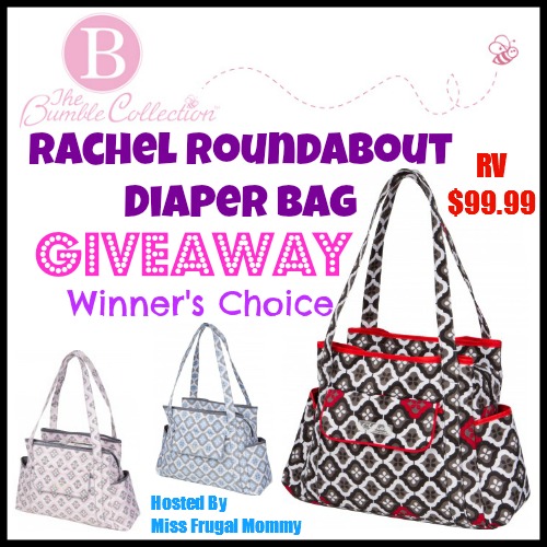 Rachel Roundabout Diaper Bag Giveaway (Winner's Choice)