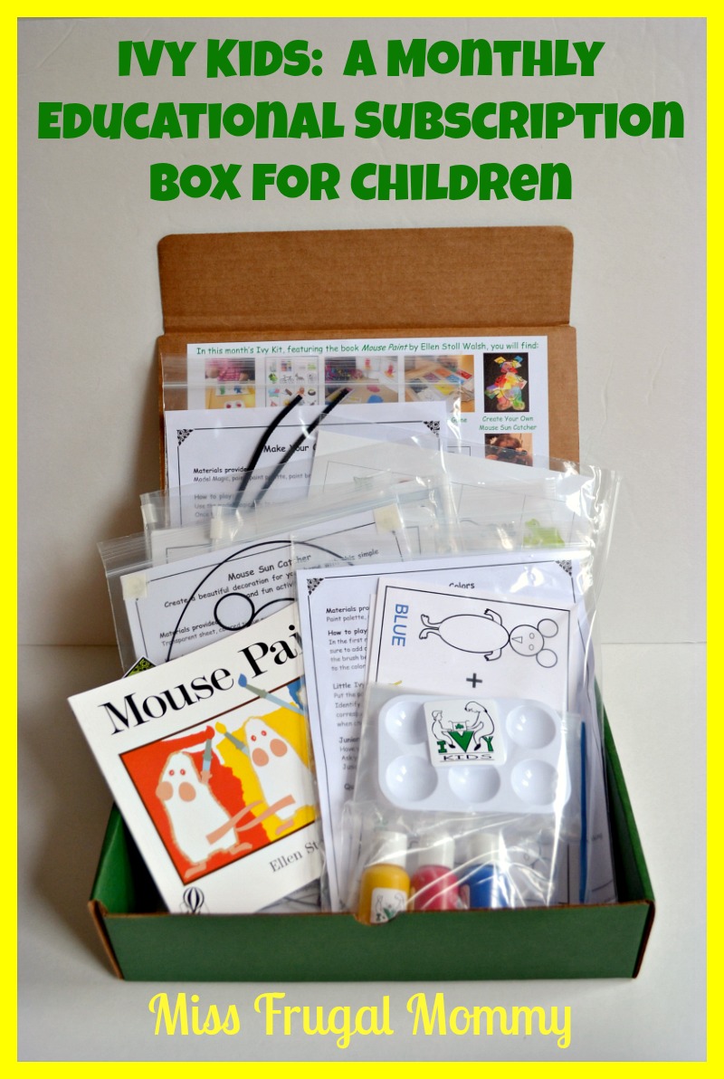 Ivy Kids: A Monthly Educational Subscription Box For Children (August Kit)