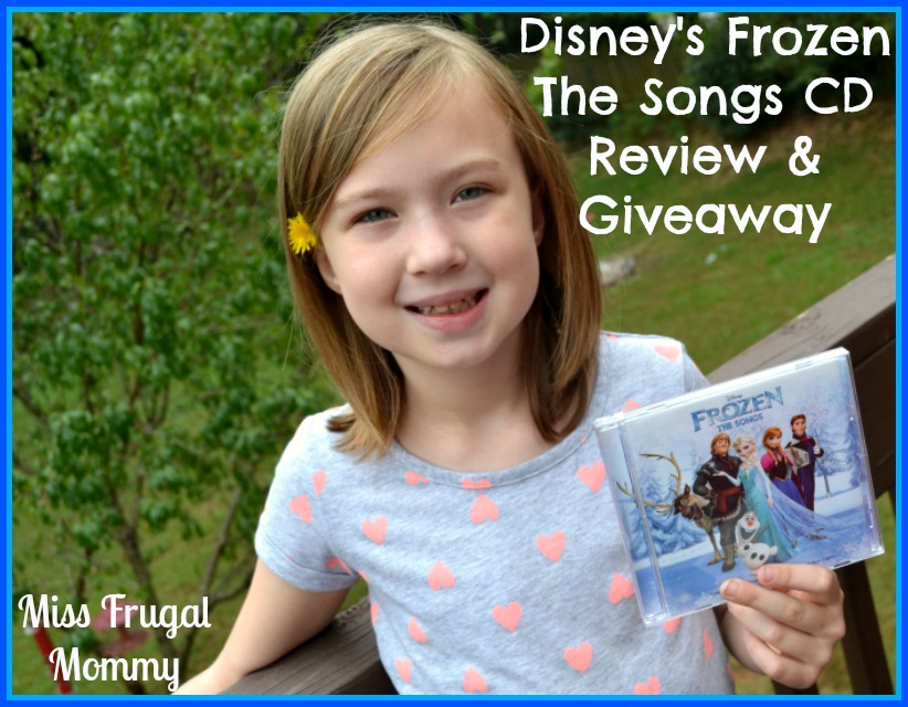 Disney's Frozen The Songs CD Review & Giveaway