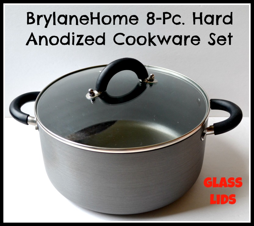 Stress Free Cooking With BrylaneHome 8-Pc. Hard Anodized Cookware Set