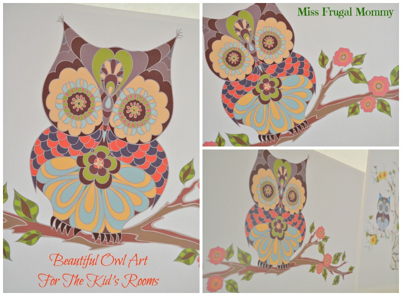Beautiful Owl Art For The Kid's Rooms