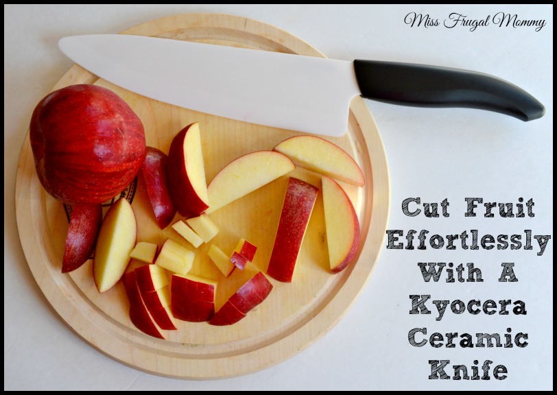 Cut Fruit Effortlessly With A Kyocera Ceramic Knife 
