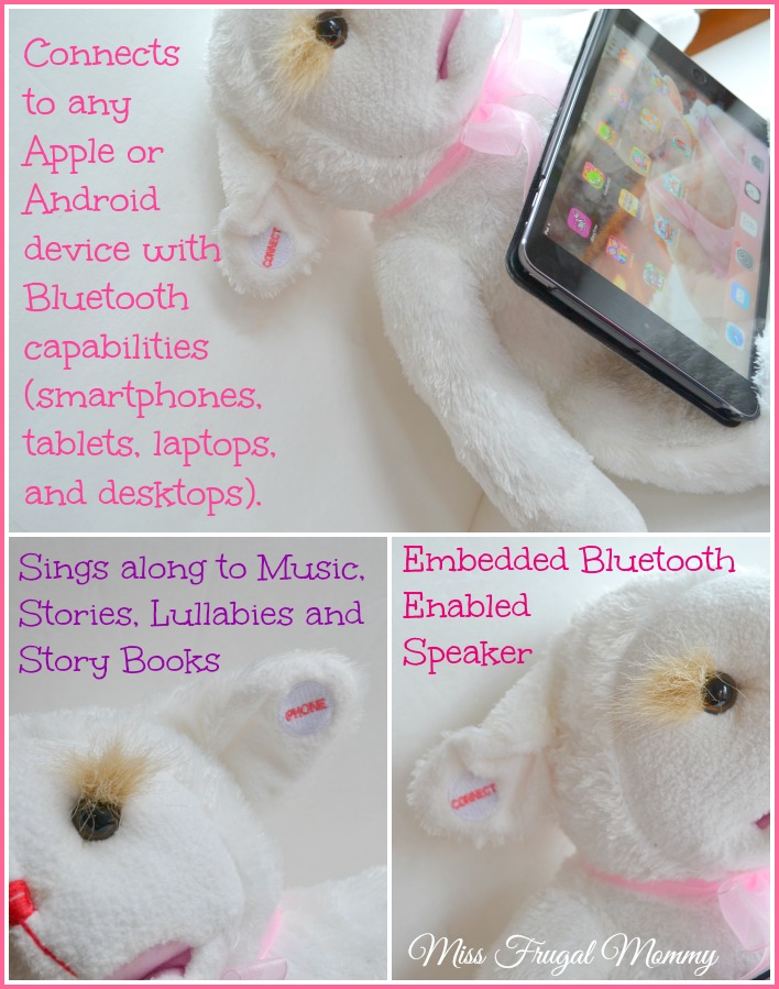 Lily The Lovable Lamb: A Bluetooth Enabled Interactive Plush Toy #BluebeePals 
