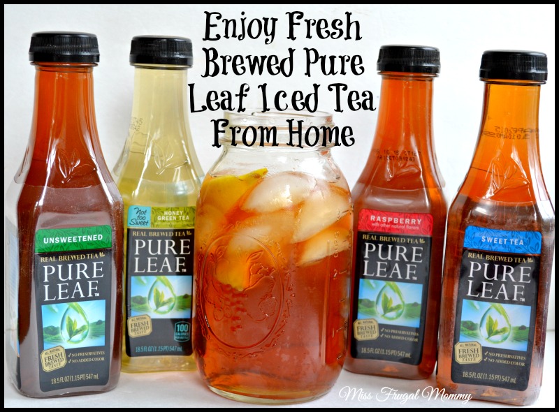 Enjoy Fresh Brewed Pure Leaf Iced Tea From Home