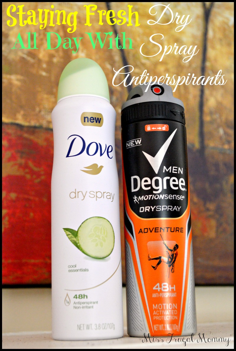 Staying Fresh All Day With Dry Spray Antiperspirants