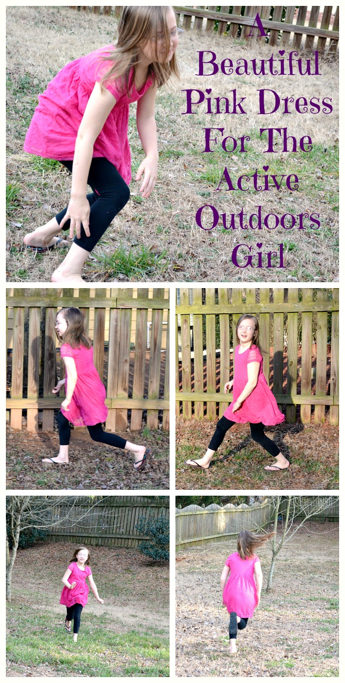 A Beautiful Pink Dress For The Active Outdoors Girl