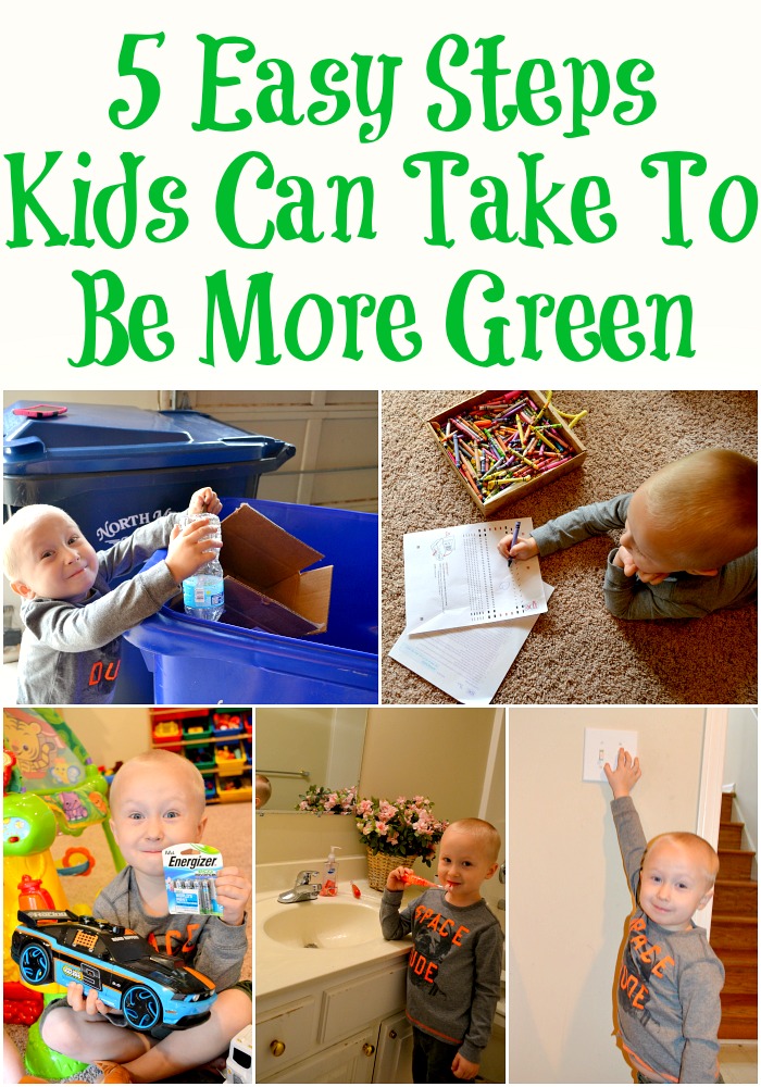 5 Easy Steps Kids Can Take To Be More Green #BringingInnovation