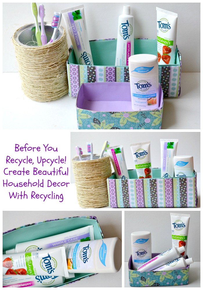 Before You Recycle, Upcycle! Create Beautiful Household Decor With Recycling