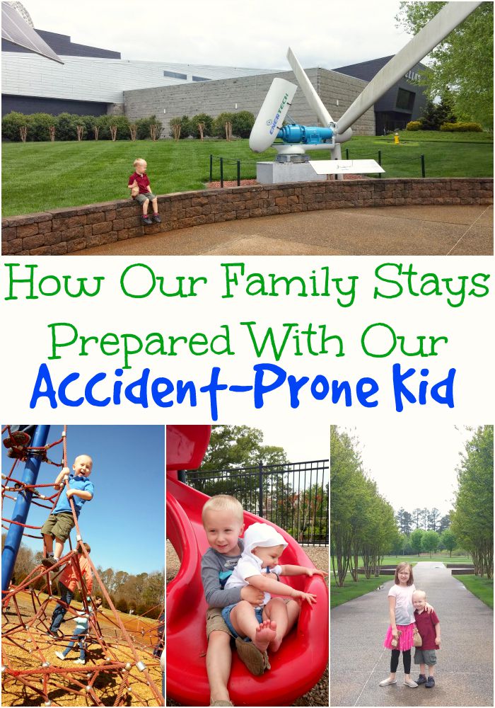 How Our Family Stays Prepared With Our Accident-Prone Kid #summersafety