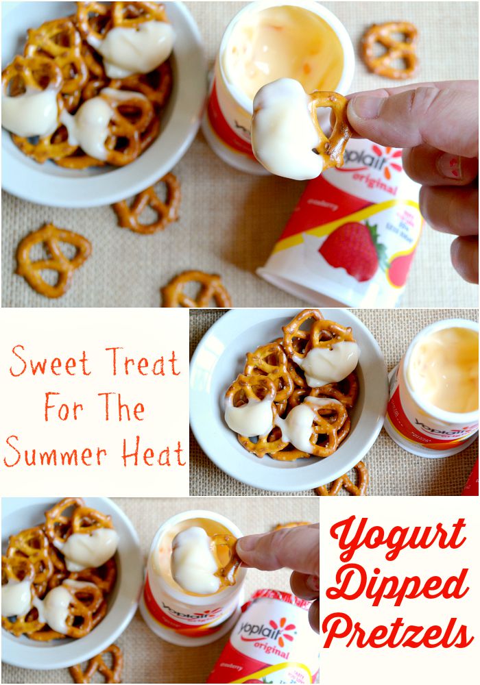 Sweet Treat For The Summer Heat: Yogurt Dipped Pretzels