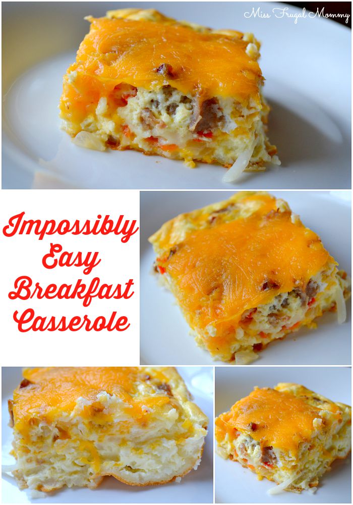 Impossibly Easy Breakfast Casserole 