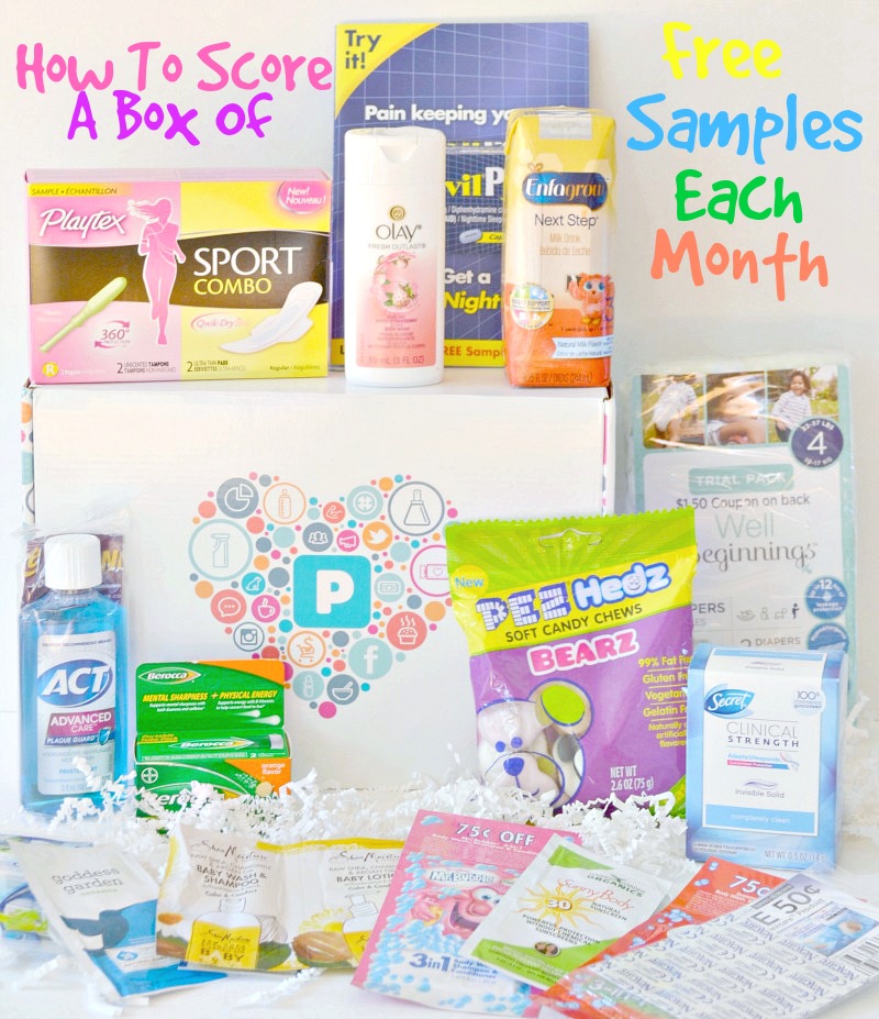 How To Score A Box Of Free Samples Each Month