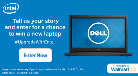 Enter to Win a Brand New Laptop #UpgradeWithIntel