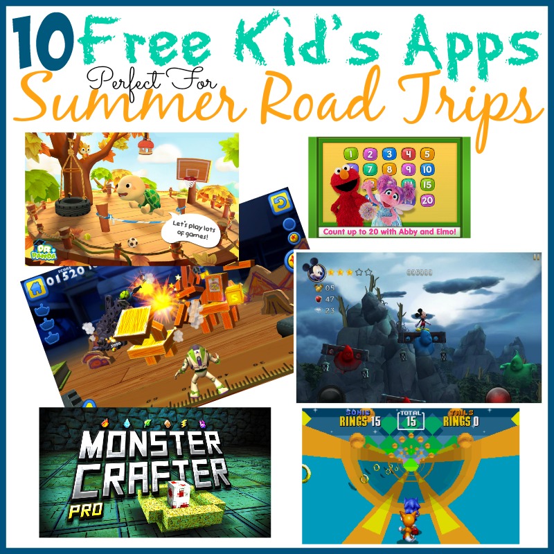 10 Free Kid's Apps Perfect For Summer Road Trips