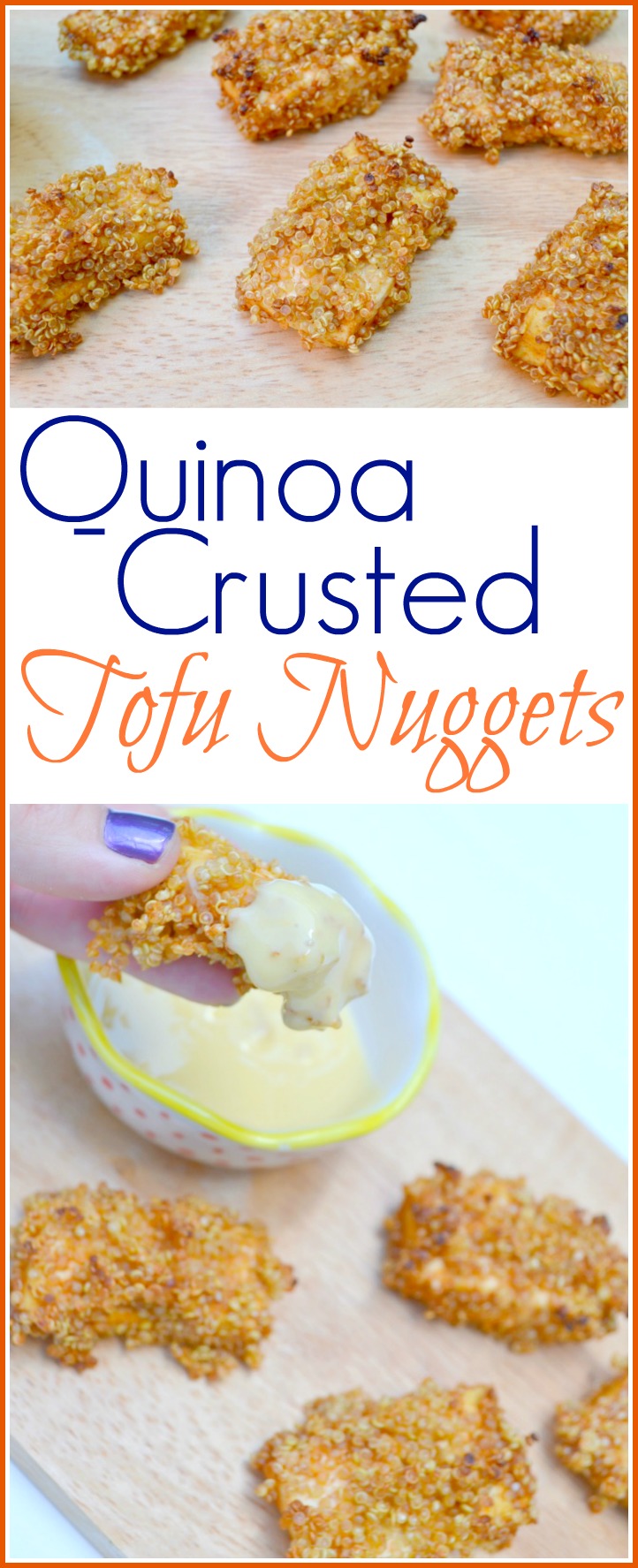 Quinoa Crusted Tofu Nuggets