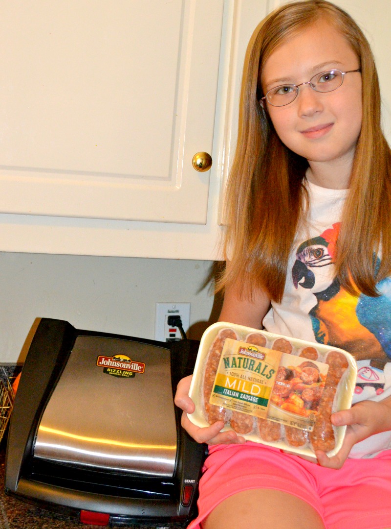 Johnsonville Sizzling Sausage Grill Makes Cooking Indoors Easy & Enjoyable