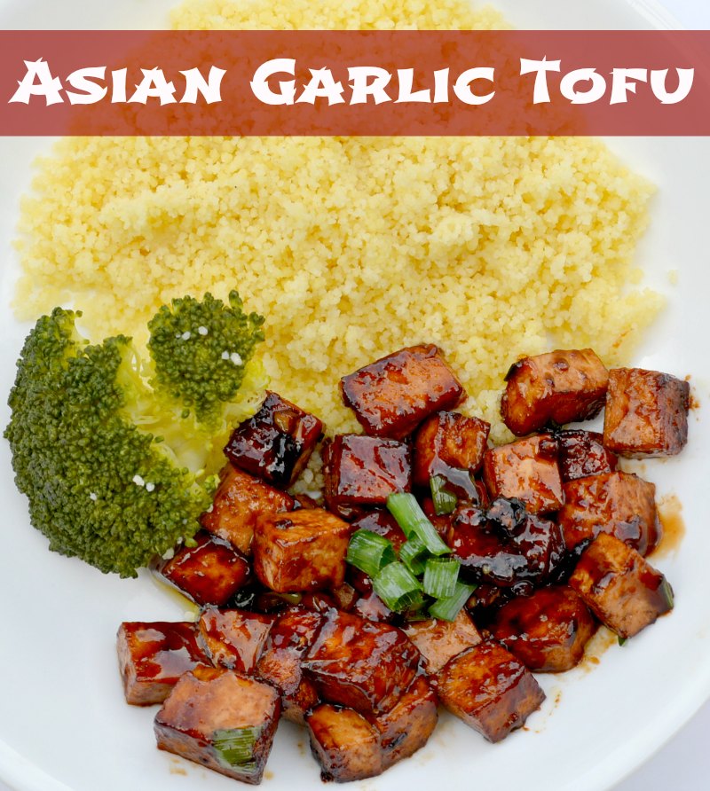 Delicious & Vegan Asian Garlic Tofu