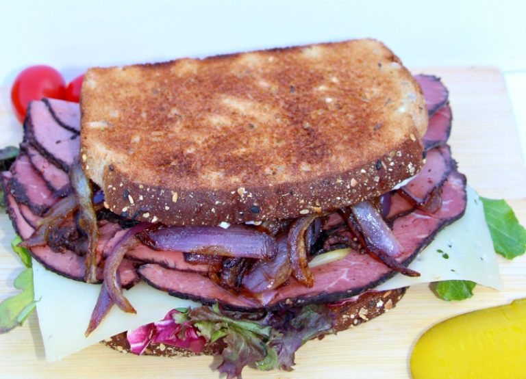 Deli Style Pastrami & Swiss Sandwich Miss Frugal Mommy