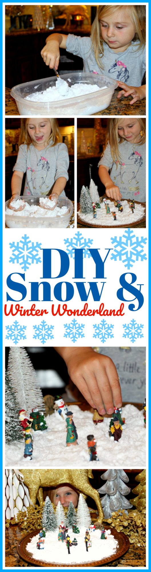 DIY Snow & Winter Wonderland: Sensory Play
