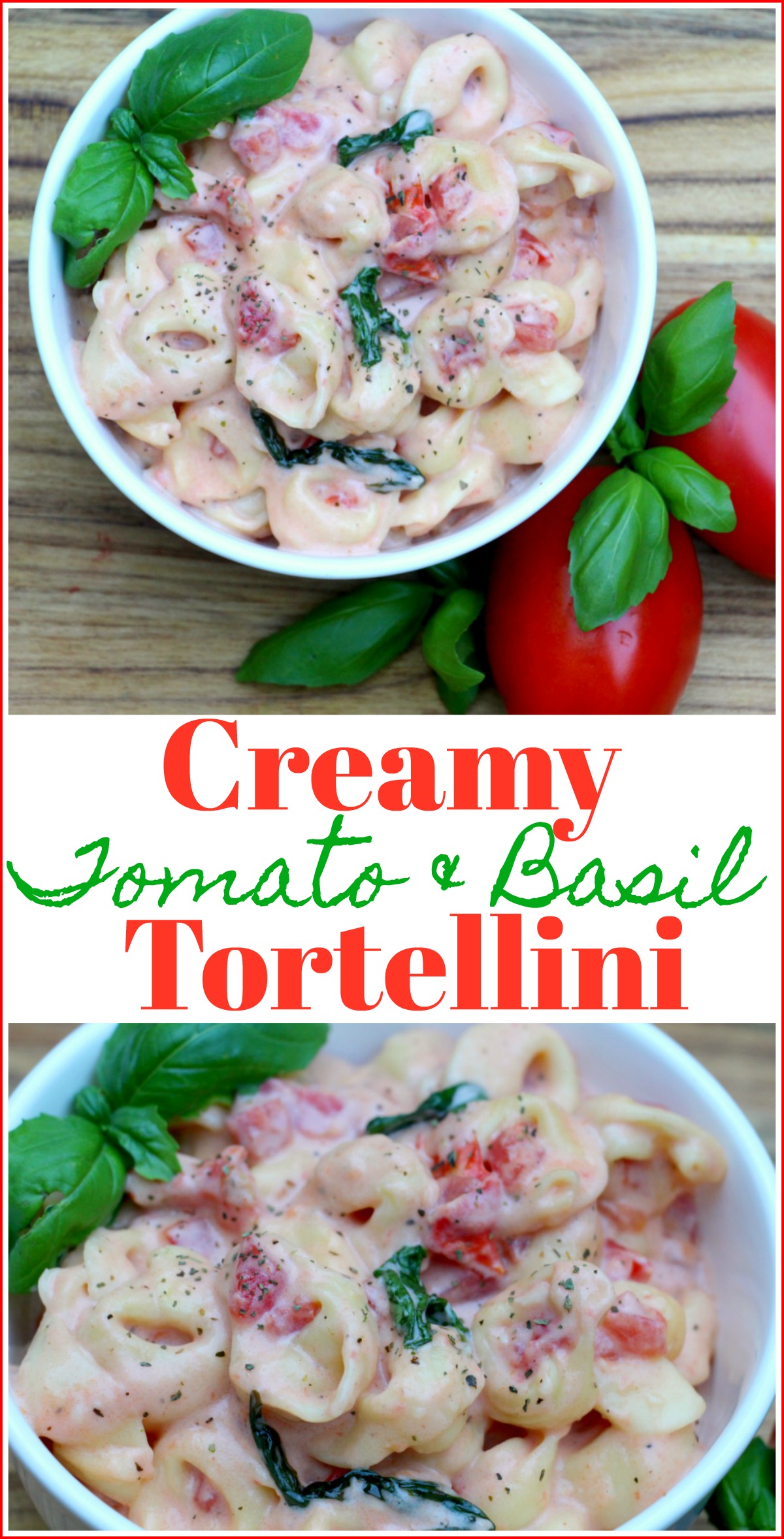 Creamy Tomato & Basil Tortellini