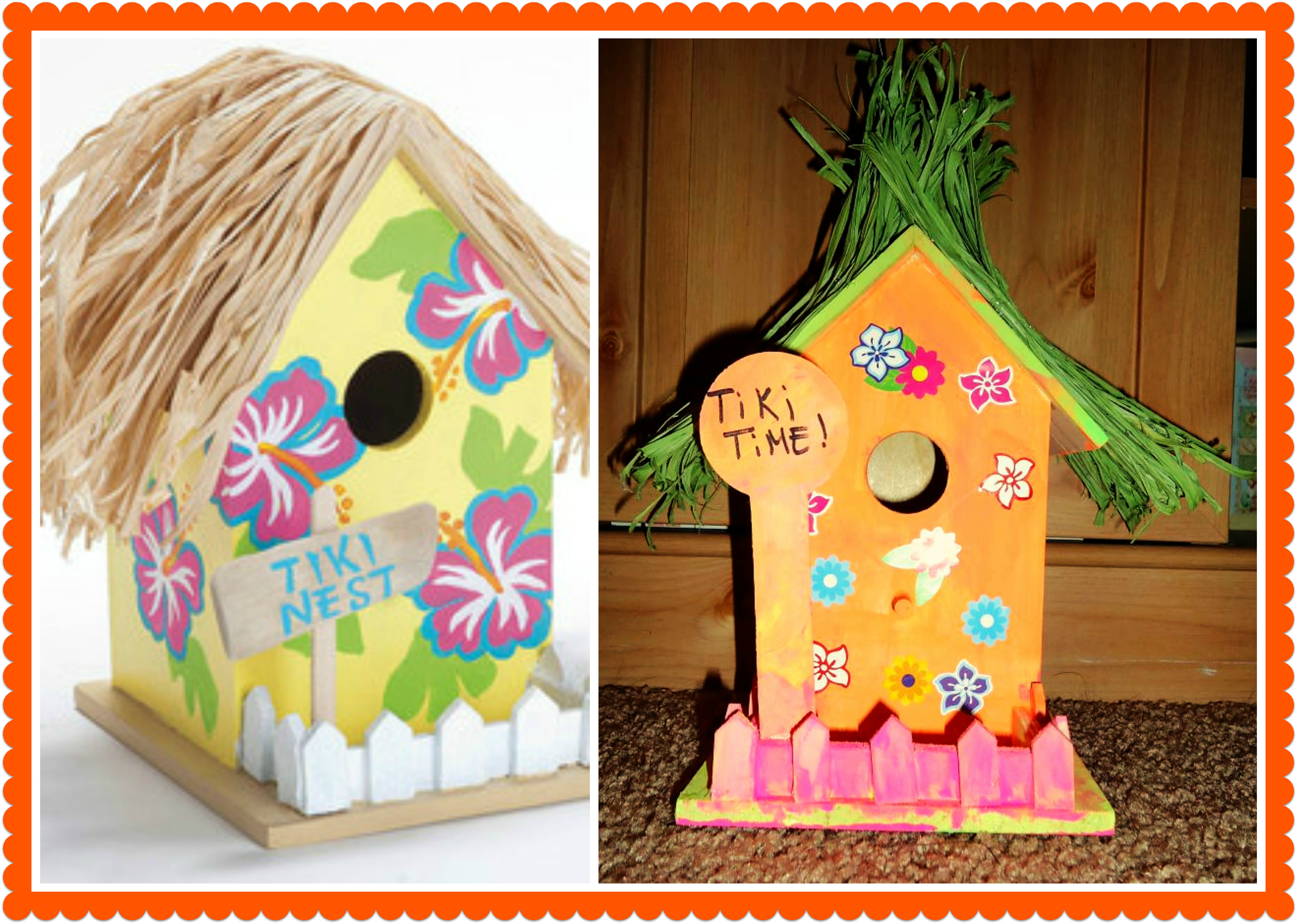 Tiki Birdhouse Craft