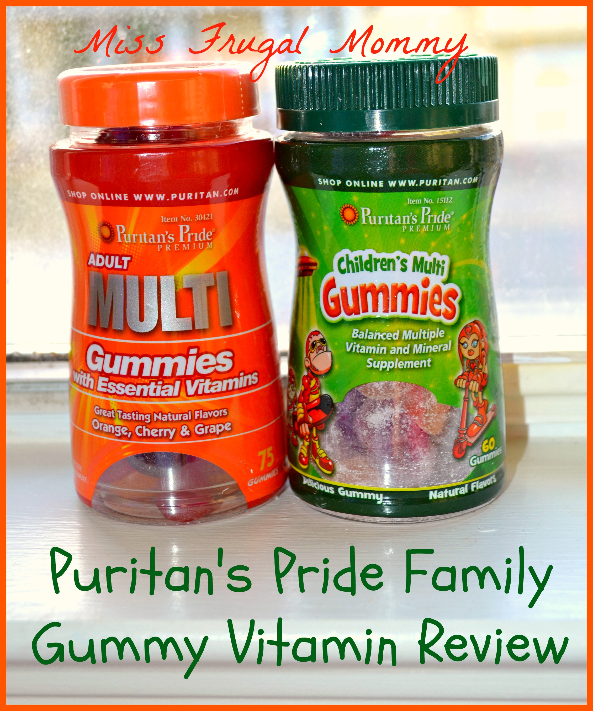 Puritan’s Pride Family Gummy Vitamin Review‏ & Giveaway