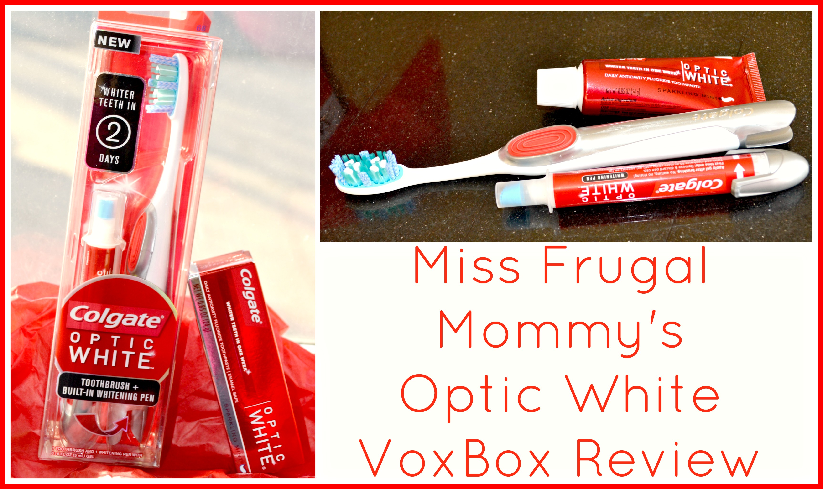 My Colgate Optic White VoxBox Review