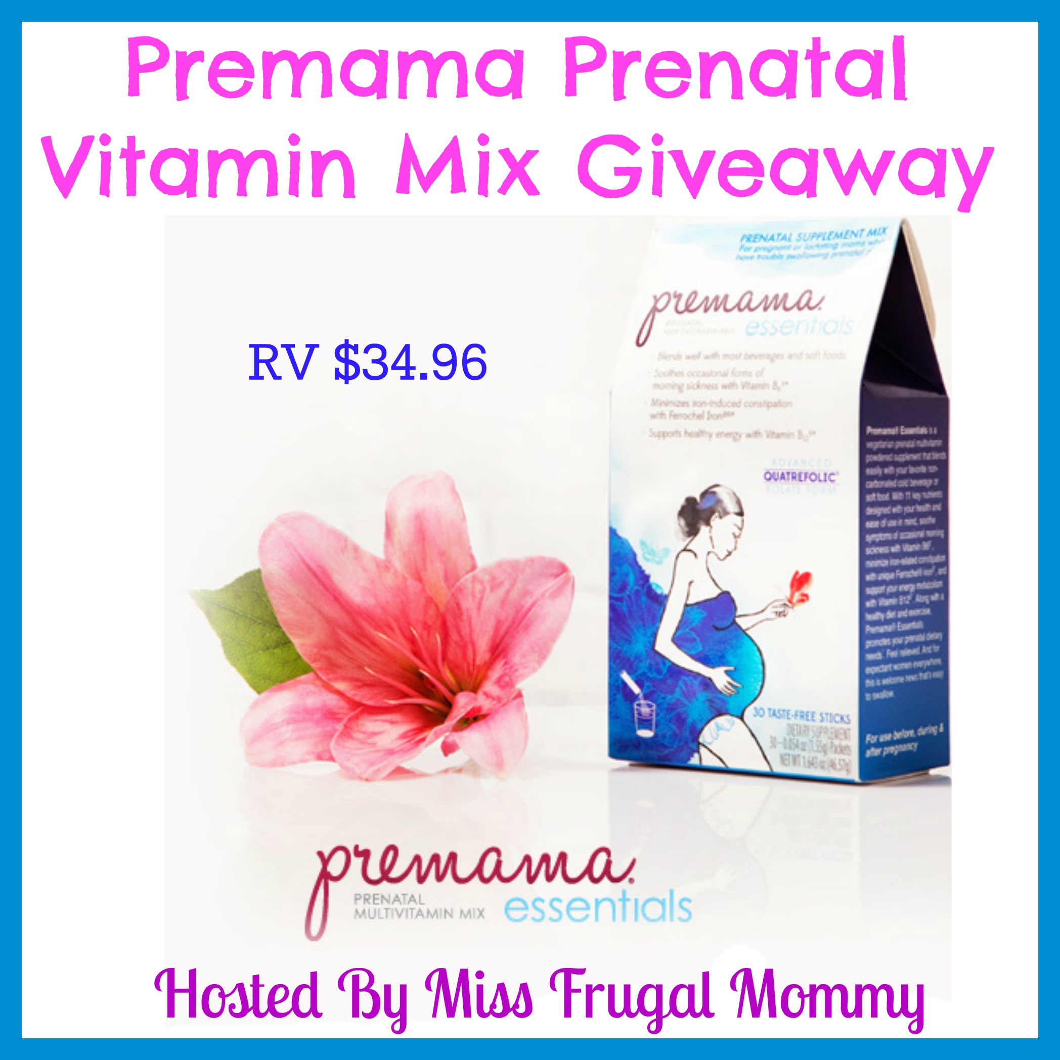 Premama Prenatal Vitamin Mix Giveaway