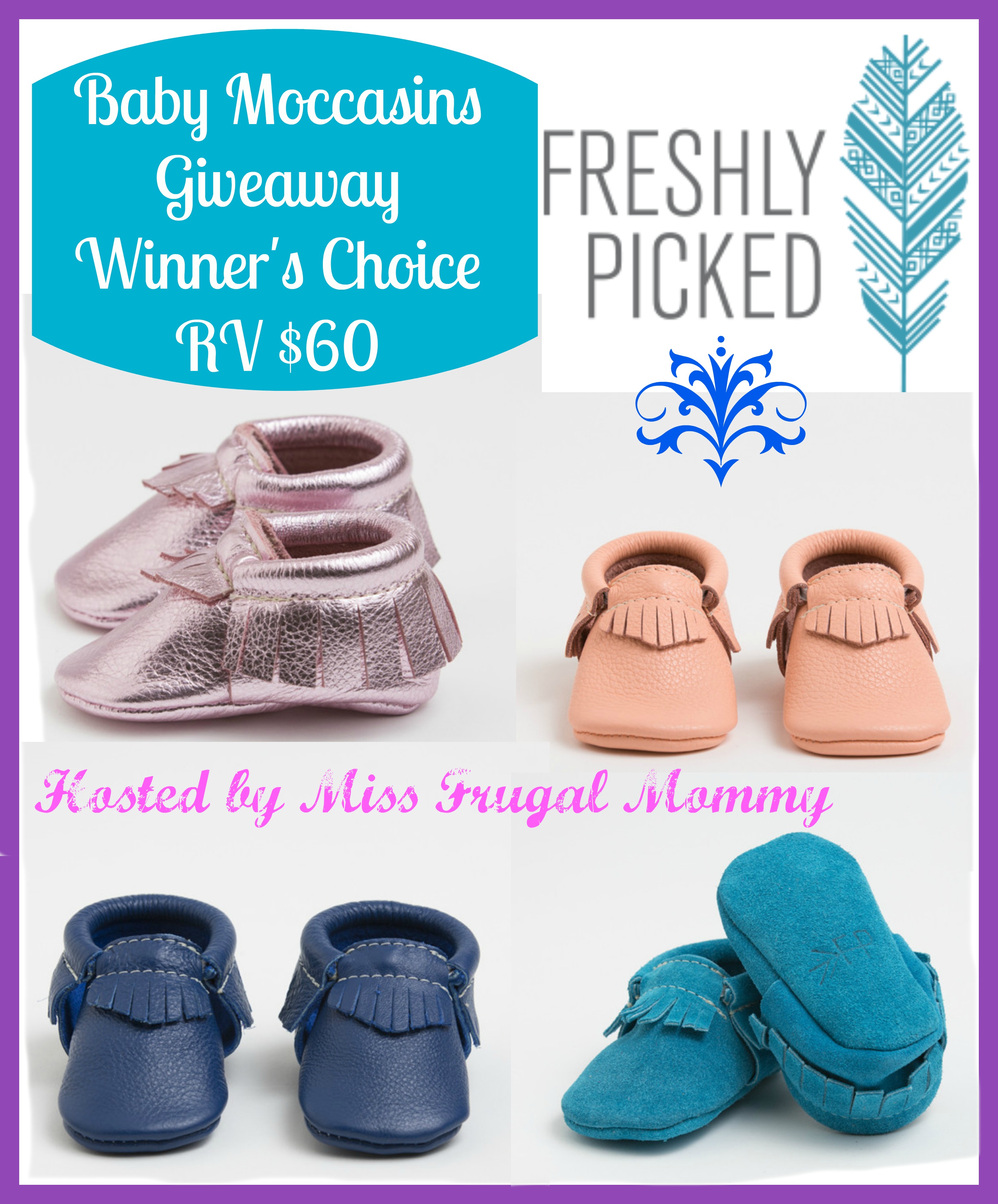 Freshly Picked Baby Moccasins Giveaway: Winner's Choice