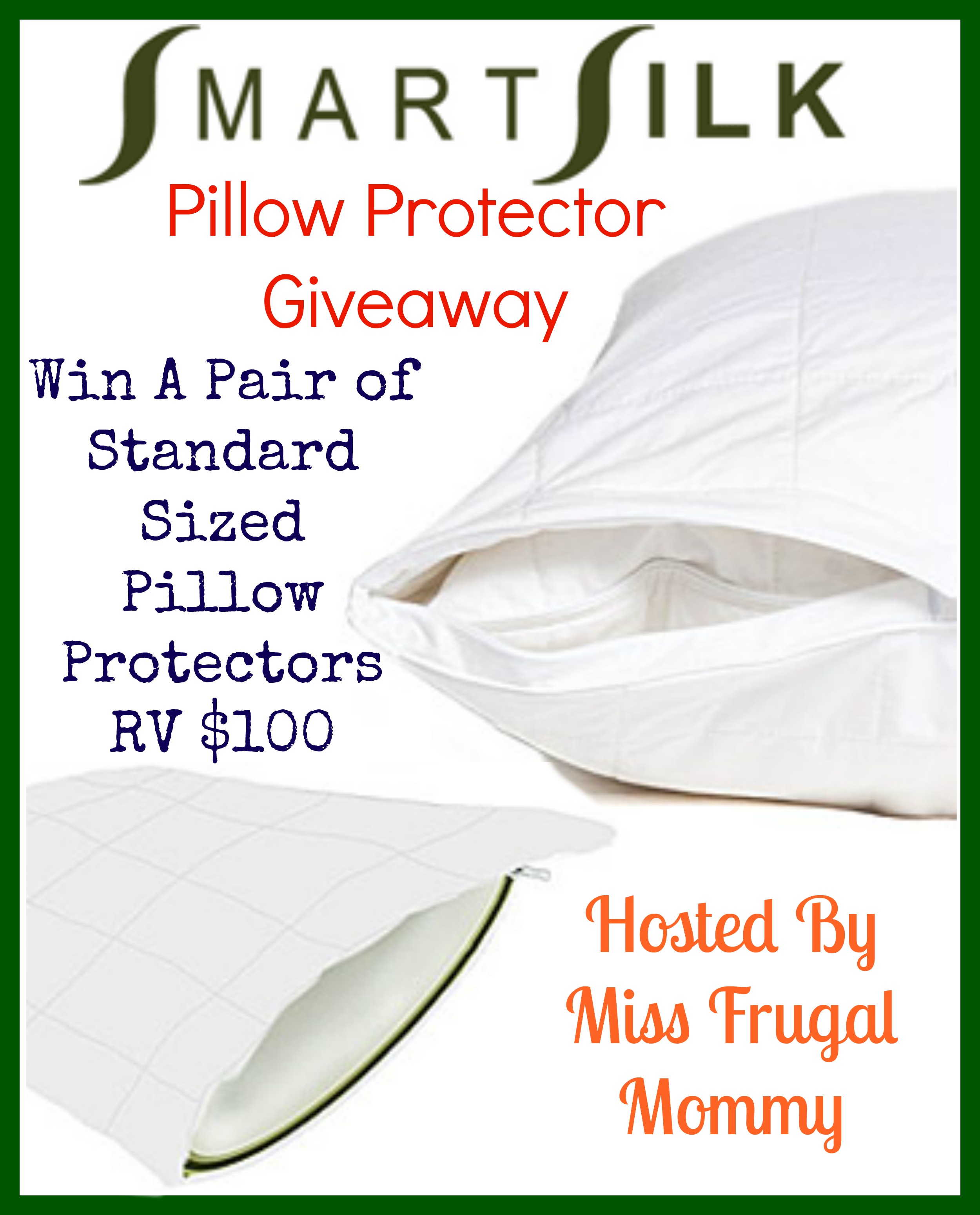SmartSilk Pillow Protector Giveaway