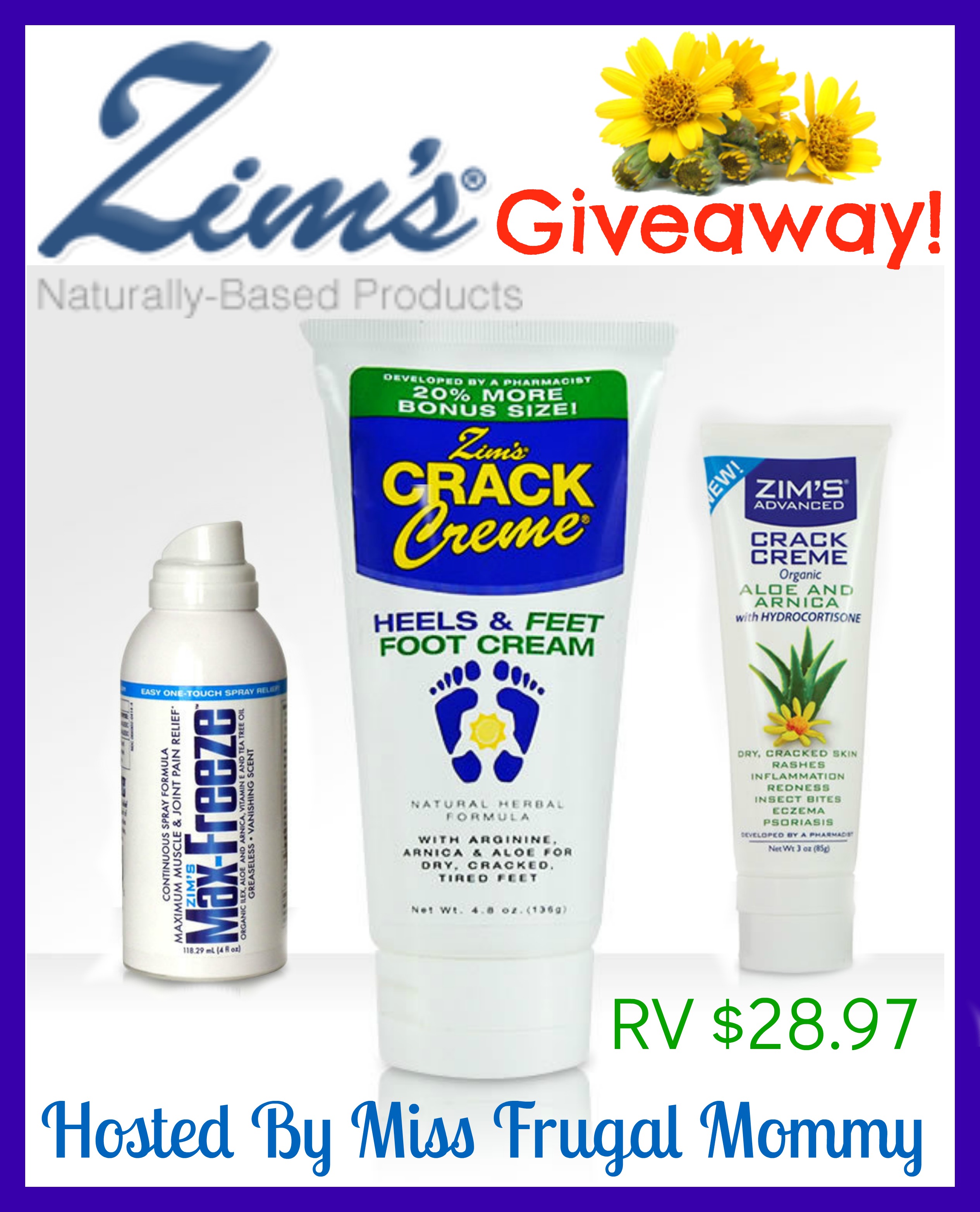 Zim's Naturally Based Products Giveaway