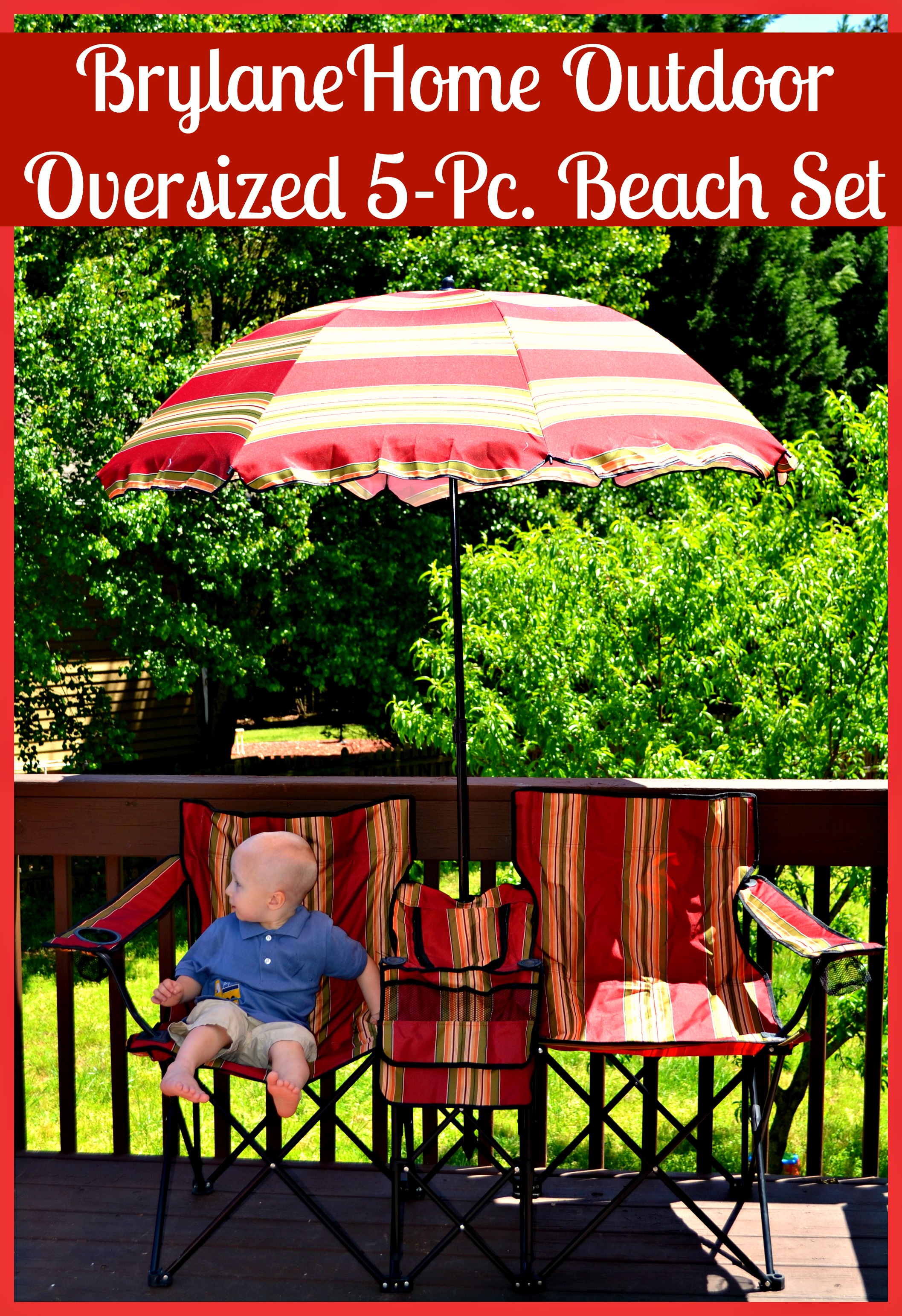 BrylaneHome Outdoor Oversized 5-Pc. Beach Set Review