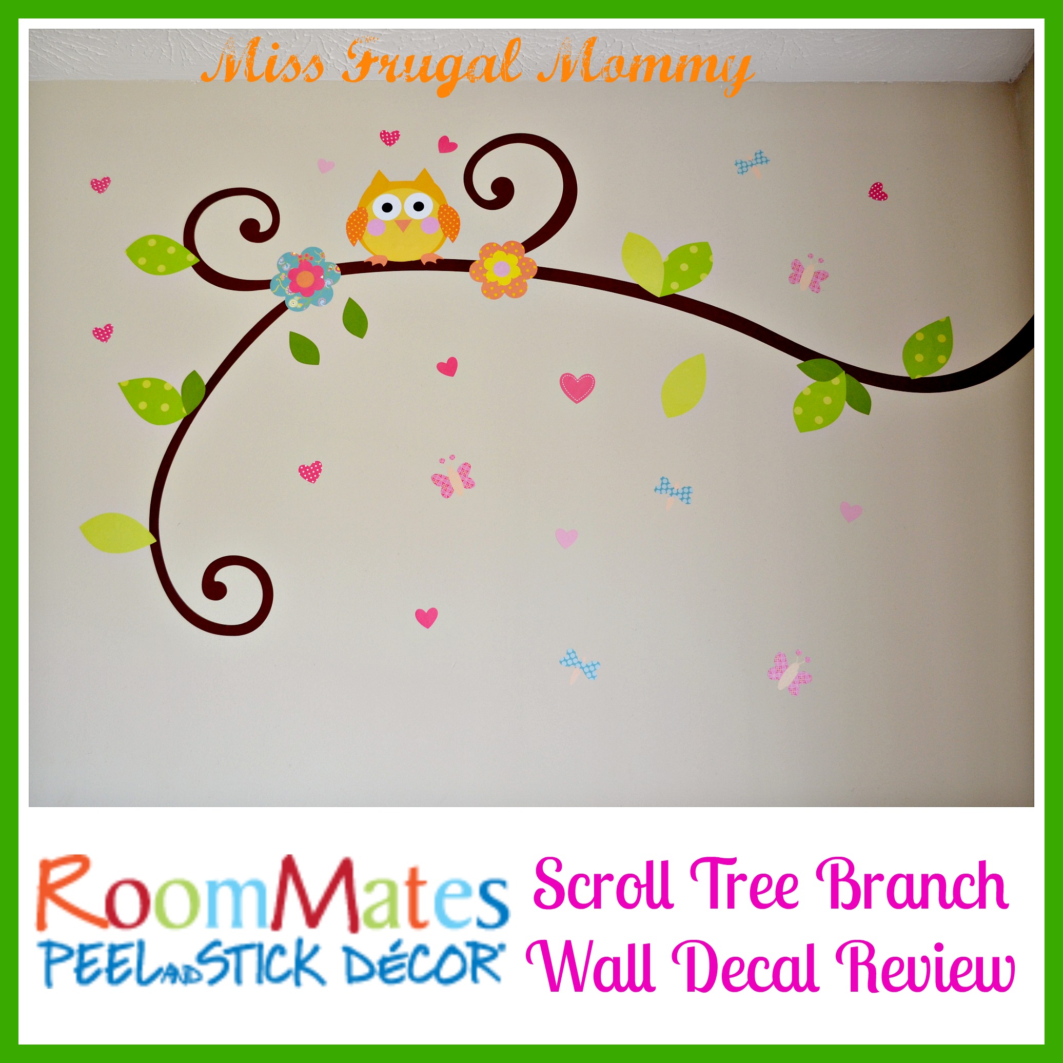 RoomMates Scroll Tree Branch Wall Decal Review (Getting Ready For Baby Gift Guide)