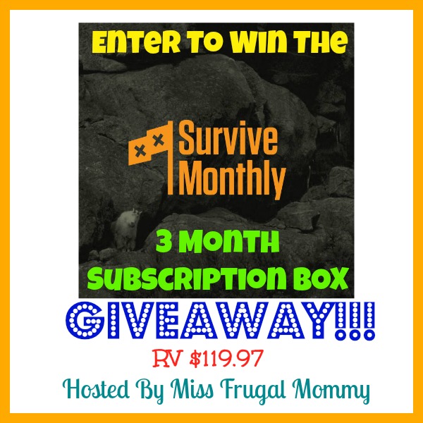 Survive Monthly Giveaway