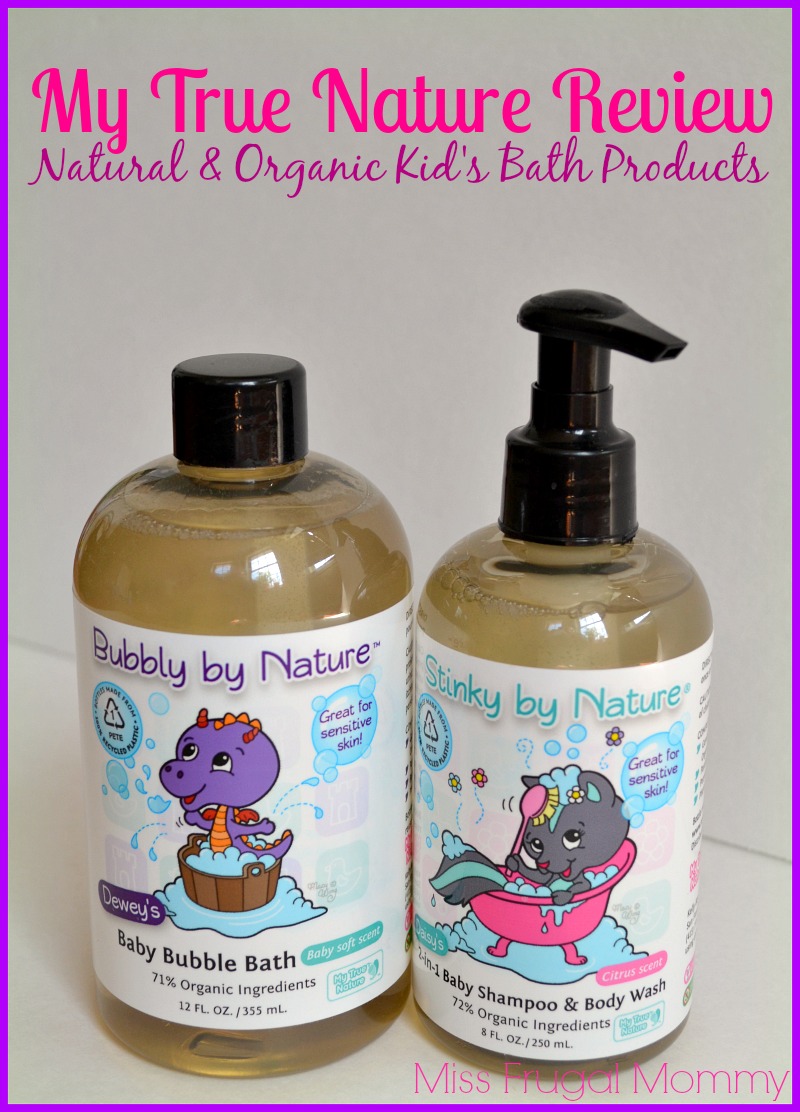 My True Nature: Natural & Organic Kid's Bath Products Review
