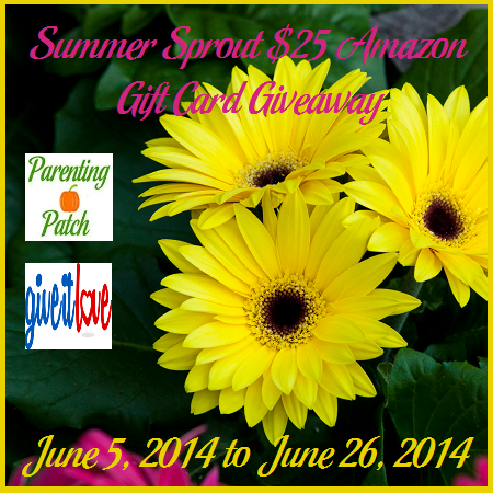 2014-06-05 Summer Sprout $25 Amazon Gift Card Giveaway