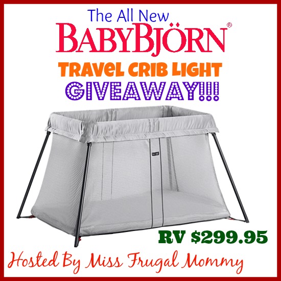 BABYBJORN Travel Crib Light Giveaway