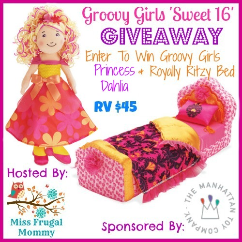 Groovy Girls Princess Dahlia & Royally Ritzy Bed Giveaway
