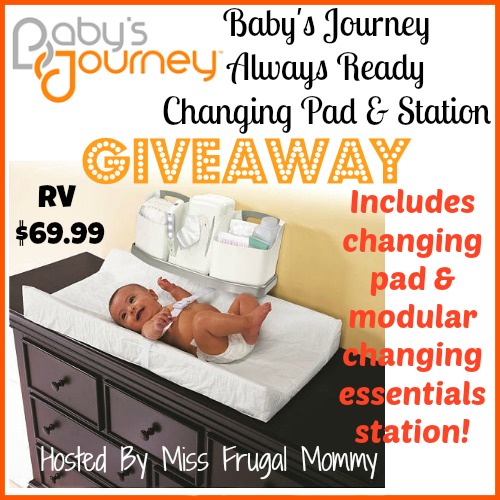 Baby’s Journey: Always Ready Changing Station Giveaway