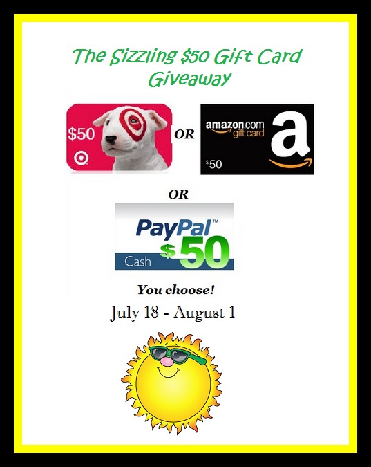 The Sizzling $50 Gift Card Giveaway