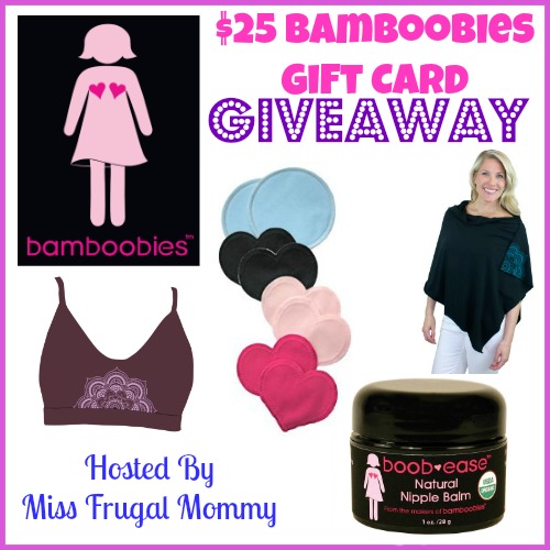$25 Bamboobies Gift Card Giveaway