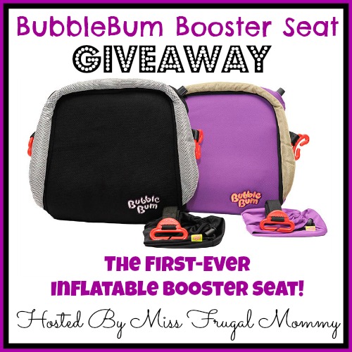 BubbleBum Booster Seat Giveaway