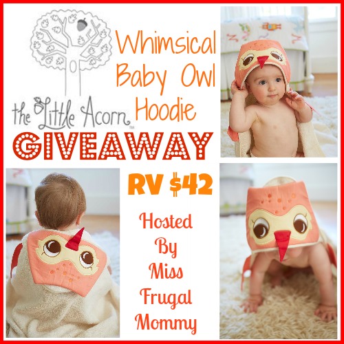 The Little Acorn: Owl Bath Wrap Giveaway