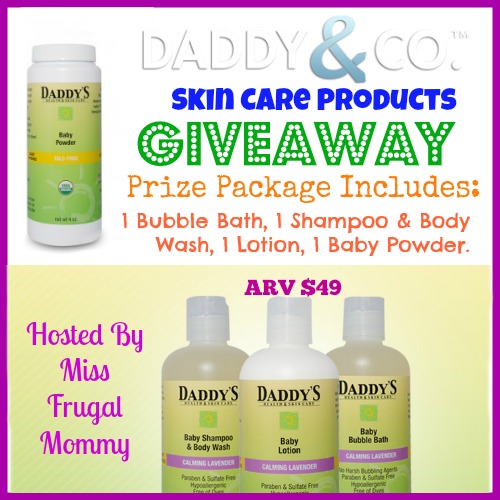 Daddy&Co Skincare Products Giveaway