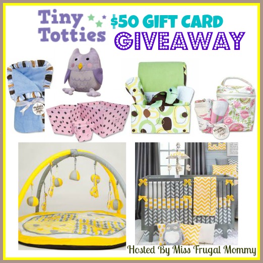 Tiny Totties $50 Gift Card Giveaway